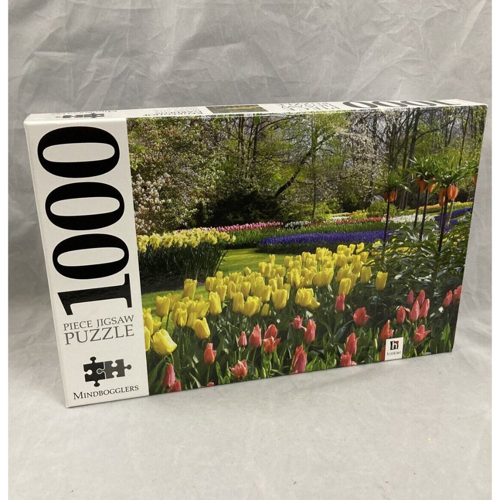 Keukenhof Gardens Tulips 1000 Piece Jigsaw Puzzle Mind Bogglers Europe